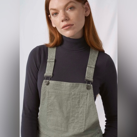 United By Blue Green (Juniper) Women's Overalls, Size Small, 98% Organic Cotton - Picture 3 of 10